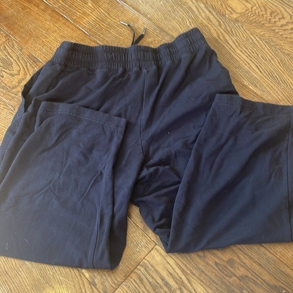 EUC Member’s Mark French Terry Capri Joggers Black Size Small - Picture 5 of 7